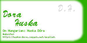 dora huska business card
